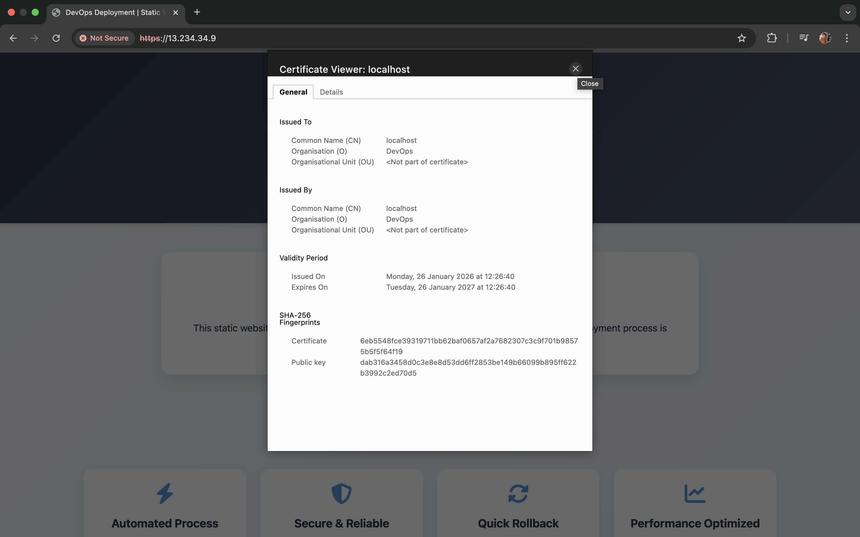 User Data App screenshot 1